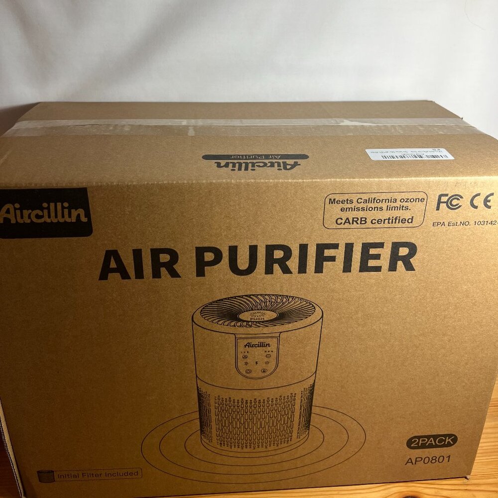2-Pack Air Purifiers for Home Bedroom with H13 True HEPA Filter, Air Purifiers f